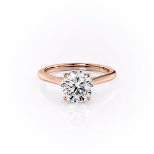 The Miranda Set With A Round Moissanite