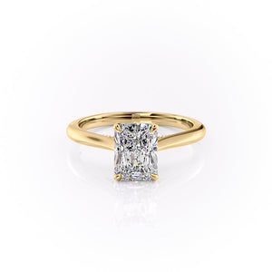 The Miranda Set With A Radiant Moissanite