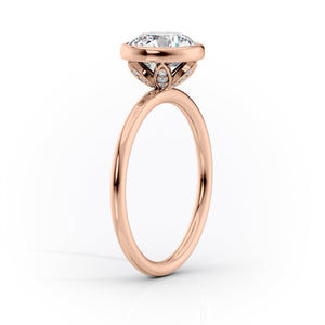 The Layla Set With A Cushion Moissanite