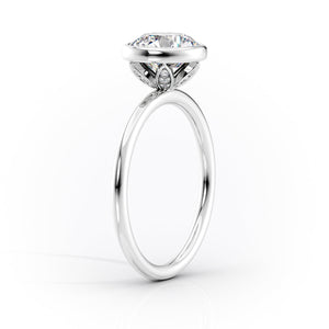 The Layla Set With A Cushion Moissanite
