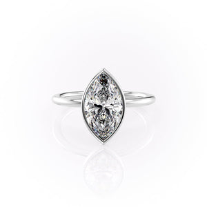 The Layla Set With A Marquise Moissanite