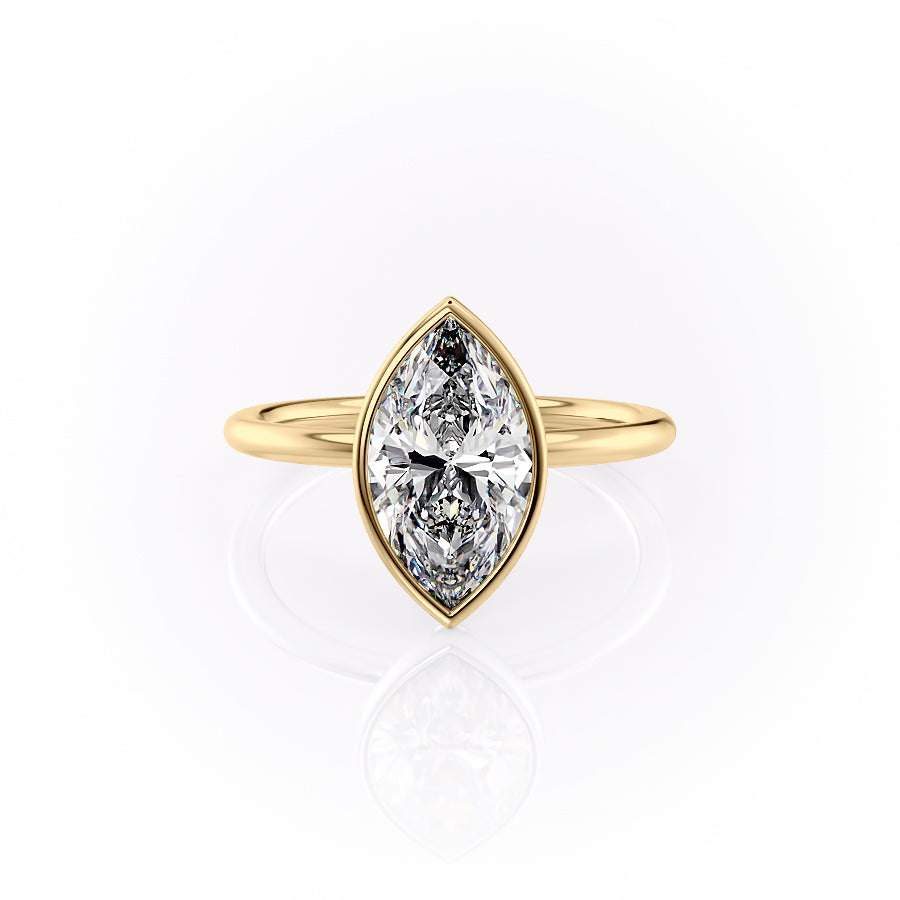 The Layla Set With A Marquise Moissanite