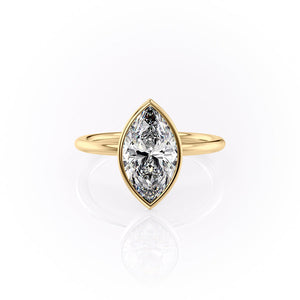 The Layla Set With A Marquise Moissanite