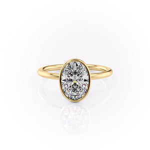 The Layla Set With A Oval Moissanite