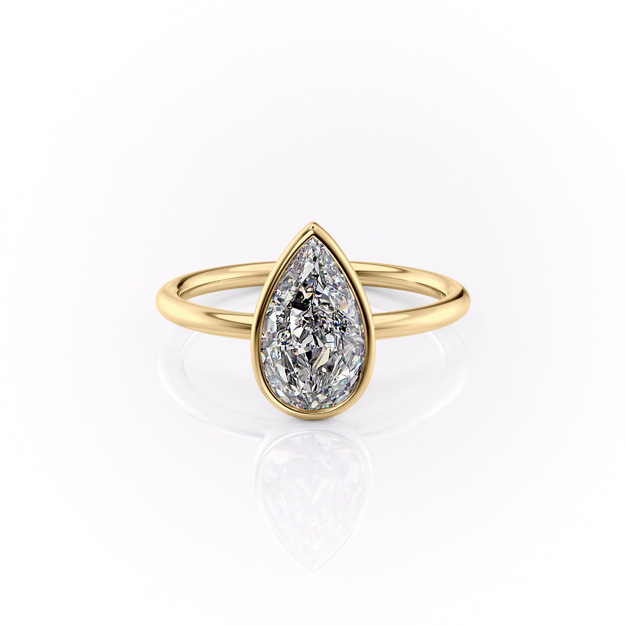 The Layla Set With A Pear Moissanite
