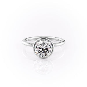The Layla Set With A Round Moissanite