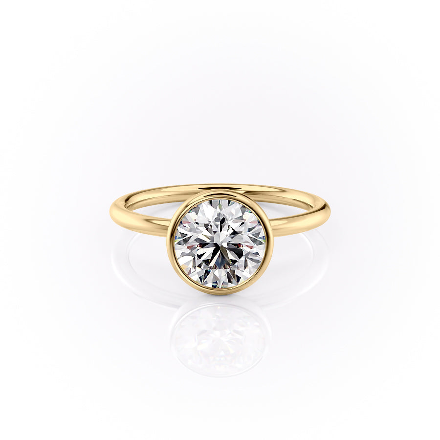 The Layla Set With A Round Moissanite