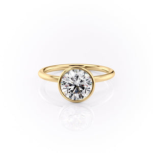 The Layla Set With A Round Moissanite