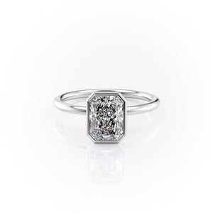 The Layla Set With A Radiant Moissanite