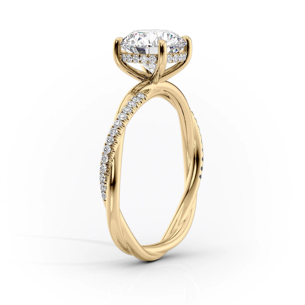 The Stacey Set With A 1.5 Carat Princess Lab Diamond