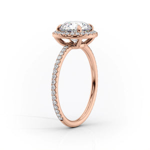 The Michelle Set With A 3 Carat Oval Lab Diamond