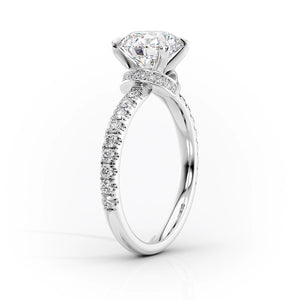 The Sofia Set With A 2 Carat Cushion Moissanite