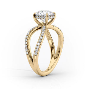 The Zoey Set With A 2 Carat Pear Moissanite