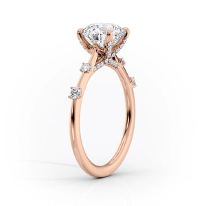 The Serena Set With A 2 Carat Princess Lab Diamond