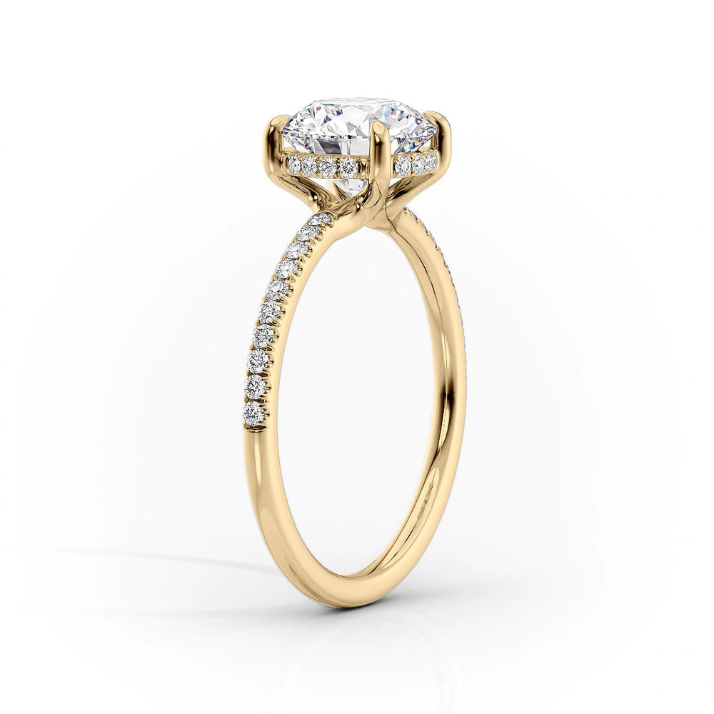 The Mandy Set With A 1 Carat Pear Lab Diamond
