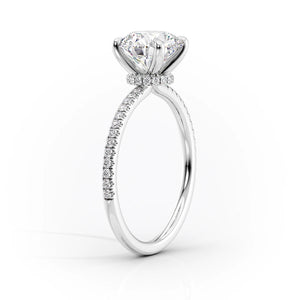 The Pave Nelly Set With A 2 Carat Emerald Lab Diamond