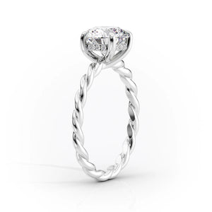 The Alice Set With A 2.5 Carat Pear Lab Diamond
