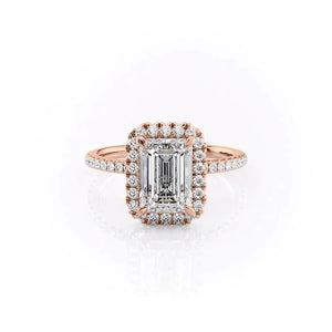 The Lenny Set With A 2.5 Carat Emerald Lab Diamond