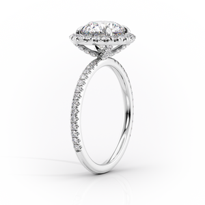 The Lenny Set With A 1.5 Carat Marquise Moissanite