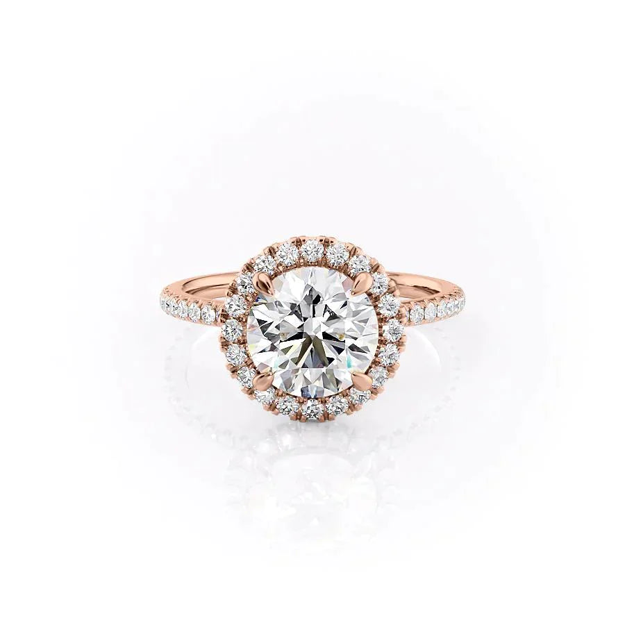 The Lenny Set With A 1 Carat Round Lab Diamond