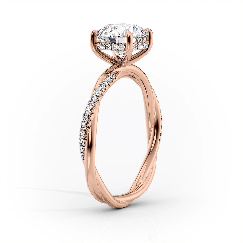 The Stacey Set With A 3 Carat Pear Lab Diamond