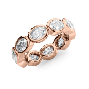 1.4ct East West Oval Bezel Eternity