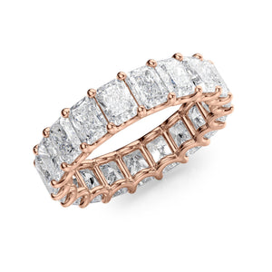 4ct Radiant U Prong Eternity