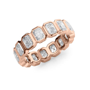 3ct Radiant Bezel Eternity