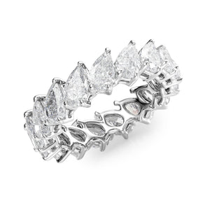 2.5ct Slanted Pear Eternity
