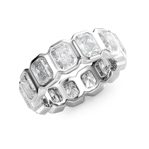 3ct Radiant Bezel Eternity