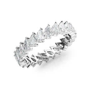 2.5ct Slanted Pear Eternity