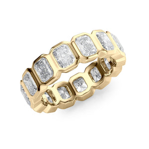 3ct Radiant Bezel Eternity