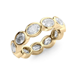 1.4ct East West Oval Bezel Eternity