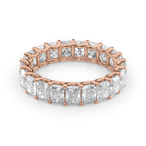 4ct Radiant U Prong Eternity