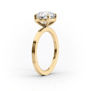 The Eleanor Set With A 2 Carat Radiant Moissanite
