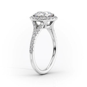 The Miley Set With A 3 Carat Pear Lab Diamond