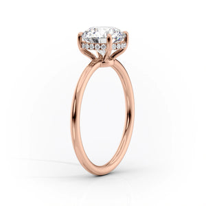 The Low Profile Kamellie Set With A 1.5 Carat Pear Lab Diamond
