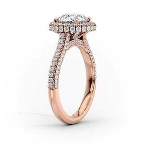 The Kylie Set With A 2.5 Carat Emerald Lab Diamond