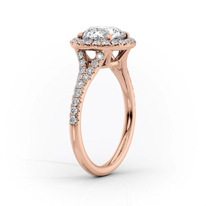 The Miley Set With A 4 Carat Radiant Moissanite