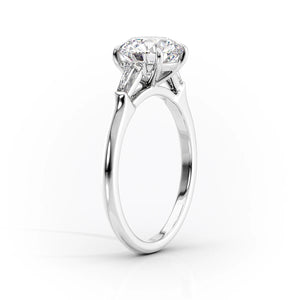The Liv Set With A 2 Carat Cushion Lab Diamond