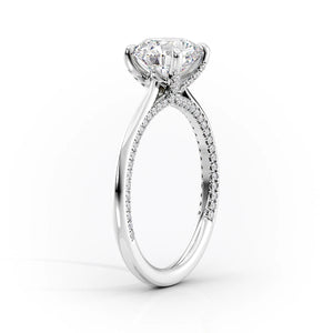 The Claire Set With A 1 Carat Princess Lab Diamond