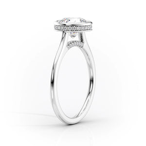 The Charlotte Set With A 1.5 Carat Emerald Lab Diamond