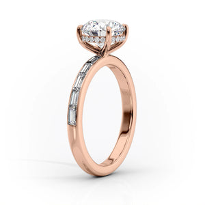 The Jennifer Set With A 2 Carat Princess Lab Diamond