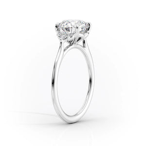 The Victoria Set With A 1.5 Carat Radiant Lab Diamond
