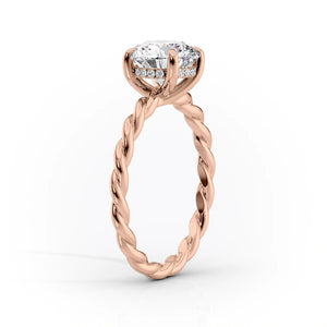 The Alice Set With A 3 Carat Round Lab Diamond