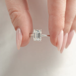 The Sarah - Engagement Ring Made in White Gold