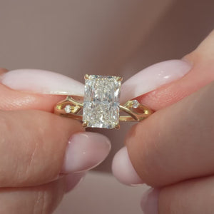 The Twig - Engagement Ring Made in Yellow Gold