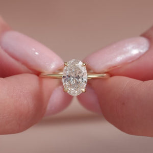 The Sarah - Engagement Ring Made in Yellow Gold