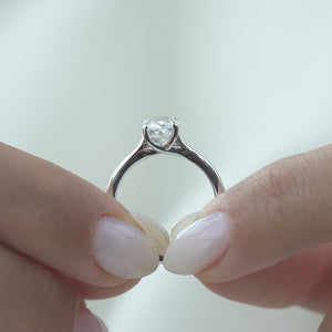 The Lexie - Engagement Ring Made in White Gold