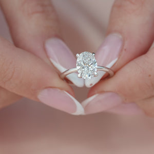The Ashley - Engagement Ring Made in Platinum